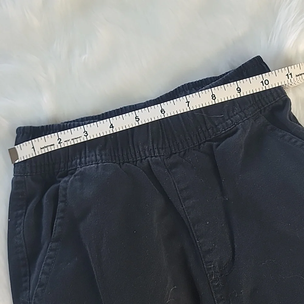 THE CHILDREN'S PLACE Black‎ Pull On Elastic Waist Cargo Pocket Casual Play Pants